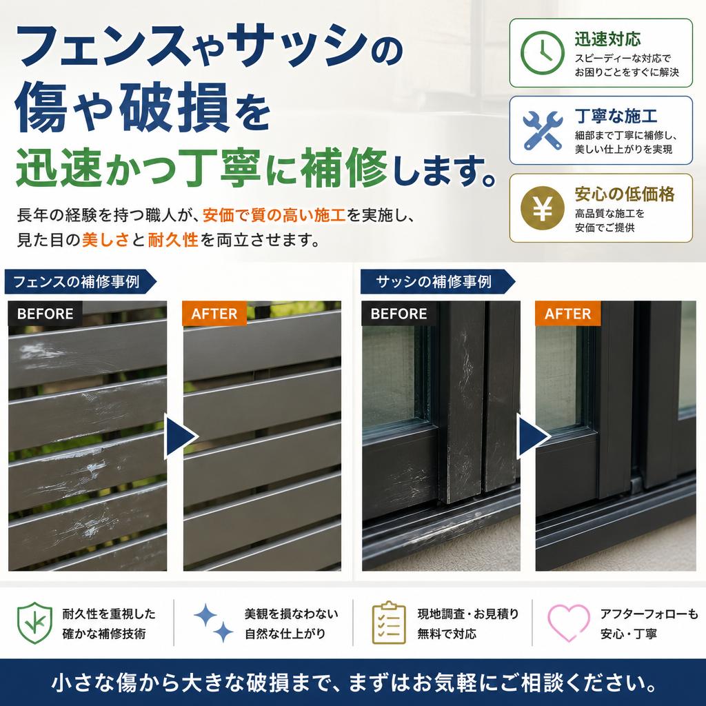 私たちの補修サービス