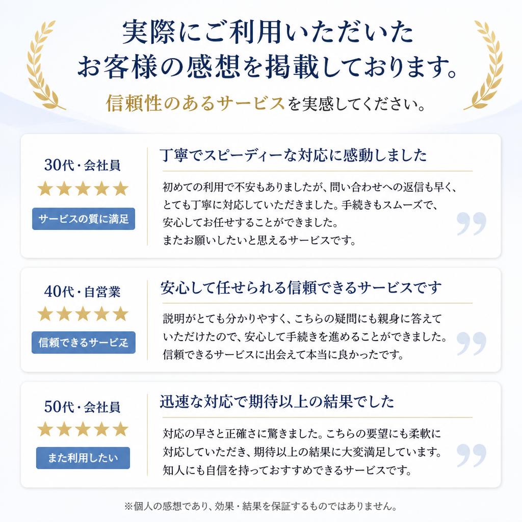 お客様の声