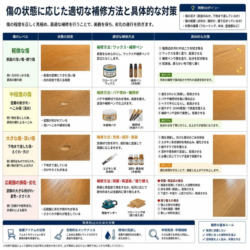 2. もし傷がついてしまったら？
